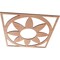 Ekena Millwork Blume Wood Fretwork Pierced Ceiling Medallion, Cherry, 20"OD x 7"ID x 1/4"T CMWP20X20X0250BLCH - alternate 3